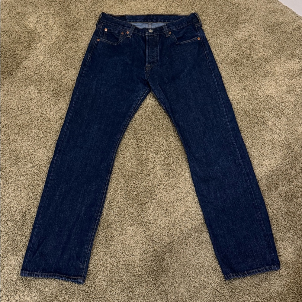 Levi's Dark Blue Straight Men's Jeans